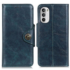 Coque Portefeuille Livre Cuir Etui Clapet M12L pour Motorola Moto G71s 5G Bleu