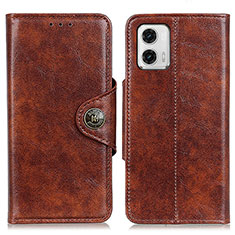 Coque Portefeuille Livre Cuir Etui Clapet M12L pour Motorola Moto G73 5G Marron