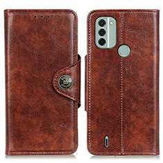 Coque Portefeuille Livre Cuir Etui Clapet M12L pour Nokia C31 Marron