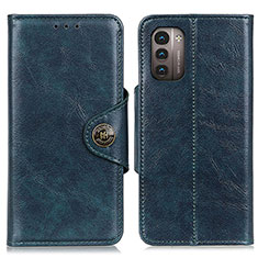 Coque Portefeuille Livre Cuir Etui Clapet M12L pour Nokia G11 Bleu