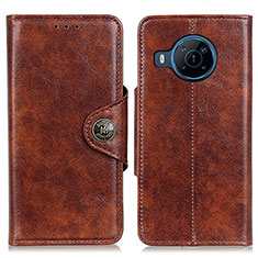 Coque Portefeuille Livre Cuir Etui Clapet M12L pour Nokia X100 5G Marron