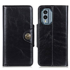 Coque Portefeuille Livre Cuir Etui Clapet M12L pour Nokia X30 5G Noir