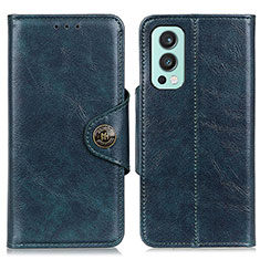 Coque Portefeuille Livre Cuir Etui Clapet M12L pour OnePlus Nord 2 5G Bleu