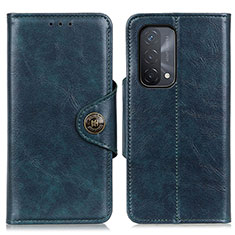 Coque Portefeuille Livre Cuir Etui Clapet M12L pour OnePlus Nord N200 5G Bleu