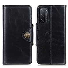 Coque Portefeuille Livre Cuir Etui Clapet M12L pour Oppo A53s 5G Noir