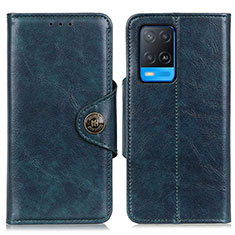 Coque Portefeuille Livre Cuir Etui Clapet M12L pour Oppo A54 4G Bleu