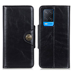 Coque Portefeuille Livre Cuir Etui Clapet M12L pour Oppo A54 4G Noir