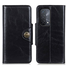 Coque Portefeuille Livre Cuir Etui Clapet M12L pour Oppo A54 5G Noir