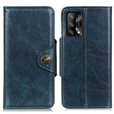 Coque Portefeuille Livre Cuir Etui Clapet M12L pour Oppo A74 4G Bleu