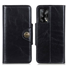 Coque Portefeuille Livre Cuir Etui Clapet M12L pour Oppo A74 4G Noir