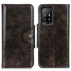 Coque Portefeuille Livre Cuir Etui Clapet M12L pour Oppo A94 5G Marron