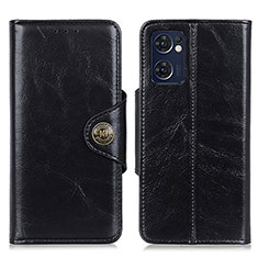 Coque Portefeuille Livre Cuir Etui Clapet M12L pour Oppo Find X5 Lite 5G Noir