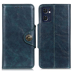 Coque Portefeuille Livre Cuir Etui Clapet M12L pour Oppo Reno7 5G Bleu