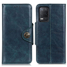 Coque Portefeuille Livre Cuir Etui Clapet M12L pour Realme 8 5G Bleu