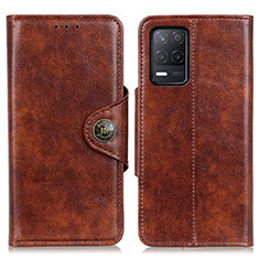 Coque Portefeuille Livre Cuir Etui Clapet M12L pour Realme 8 5G Marron