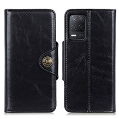 Coque Portefeuille Livre Cuir Etui Clapet M12L pour Realme 8 5G Noir