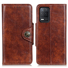 Coque Portefeuille Livre Cuir Etui Clapet M12L pour Realme 9 5G India Marron