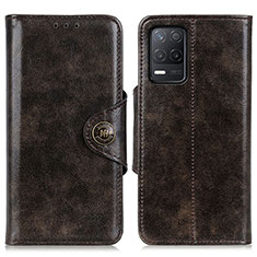 Coque Portefeuille Livre Cuir Etui Clapet M12L pour Realme Q3i 5G Bronze