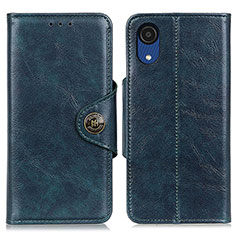 Coque Portefeuille Livre Cuir Etui Clapet M12L pour Samsung Galaxy A03 Core Bleu