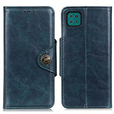 Coque Portefeuille Livre Cuir Etui Clapet M12L pour Samsung Galaxy A22s 5G Bleu
