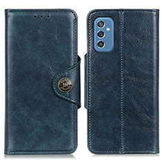 Coque Portefeuille Livre Cuir Etui Clapet M12L pour Samsung Galaxy M52 5G Bleu