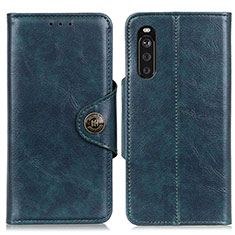 Coque Portefeuille Livre Cuir Etui Clapet M12L pour Sony Xperia 10 III Bleu