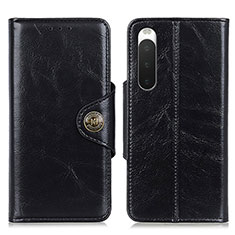 Coque Portefeuille Livre Cuir Etui Clapet M12L pour Sony Xperia 10 IV SOG07 Noir