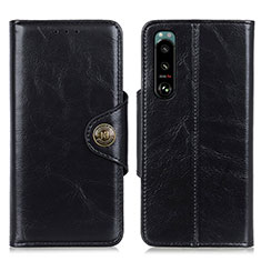 Coque Portefeuille Livre Cuir Etui Clapet M12L pour Sony Xperia 5 III Noir