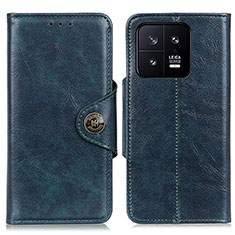 Coque Portefeuille Livre Cuir Etui Clapet M12L pour Xiaomi Mi 13 5G Bleu