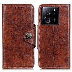 Coque Portefeuille Livre Cuir Etui Clapet M12L pour Xiaomi Mi 13T 5G Marron