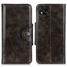 Coque Portefeuille Livre Cuir Etui Clapet M12L pour Xiaomi POCO C31 Bronze