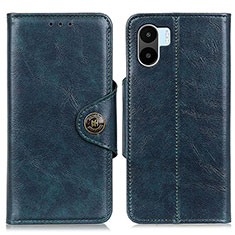 Coque Portefeuille Livre Cuir Etui Clapet M12L pour Xiaomi Poco C51 Bleu