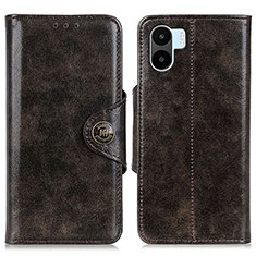 Coque Portefeuille Livre Cuir Etui Clapet M12L pour Xiaomi Poco C51 Bronze