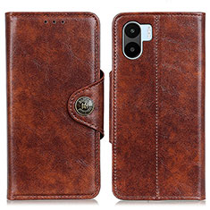 Coque Portefeuille Livre Cuir Etui Clapet M12L pour Xiaomi Poco C51 Marron