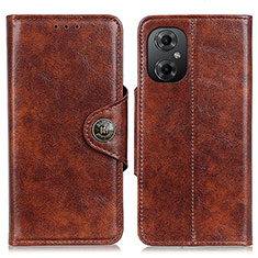 Coque Portefeuille Livre Cuir Etui Clapet M12L pour Xiaomi Poco M4 5G Marron