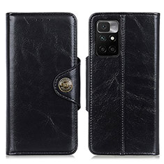 Coque Portefeuille Livre Cuir Etui Clapet M12L pour Xiaomi Redmi 10 4G Noir