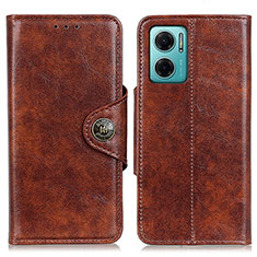 Coque Portefeuille Livre Cuir Etui Clapet M12L pour Xiaomi Redmi 10 5G Marron