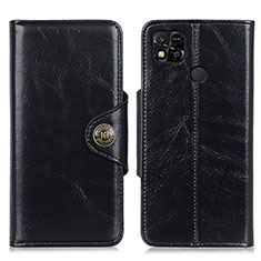 Coque Portefeuille Livre Cuir Etui Clapet M12L pour Xiaomi Redmi 9C Noir