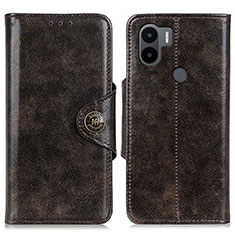 Coque Portefeuille Livre Cuir Etui Clapet M12L pour Xiaomi Redmi A1 Plus Bronze