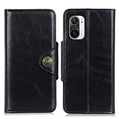 Coque Portefeuille Livre Cuir Etui Clapet M12L pour Xiaomi Redmi K40 Pro 5G Noir