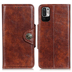 Coque Portefeuille Livre Cuir Etui Clapet M12L pour Xiaomi Redmi Note 10 JE 5G Marron