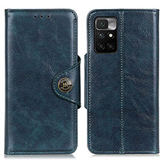 Coque Portefeuille Livre Cuir Etui Clapet M12L pour Xiaomi Redmi Note 11 4G (2021) Bleu