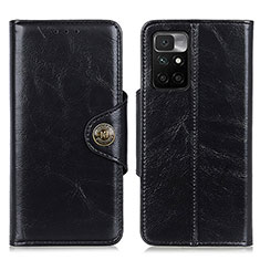 Coque Portefeuille Livre Cuir Etui Clapet M12L pour Xiaomi Redmi Note 11 4G (2021) Noir