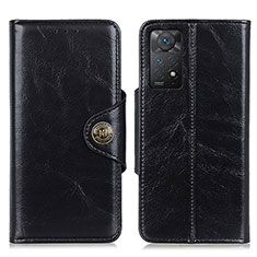 Coque Portefeuille Livre Cuir Etui Clapet M12L pour Xiaomi Redmi Note 11 Pro 5G Noir