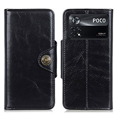 Coque Portefeuille Livre Cuir Etui Clapet M12L pour Xiaomi Redmi Note 11E Pro 5G Noir