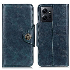 Coque Portefeuille Livre Cuir Etui Clapet M12L pour Xiaomi Redmi Note 12 4G Bleu