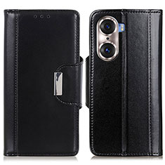 Coque Portefeuille Livre Cuir Etui Clapet M13L pour Huawei Honor 60 5G Noir