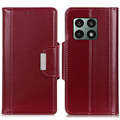 Coque Portefeuille Livre Cuir Etui Clapet M13L pour OnePlus 10 Pro 5G Rouge