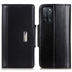 Coque Portefeuille Livre Cuir Etui Clapet M13L pour Oppo A53s 5G Noir