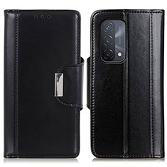 Coque Portefeuille Livre Cuir Etui Clapet M13L pour Oppo A54 5G Noir